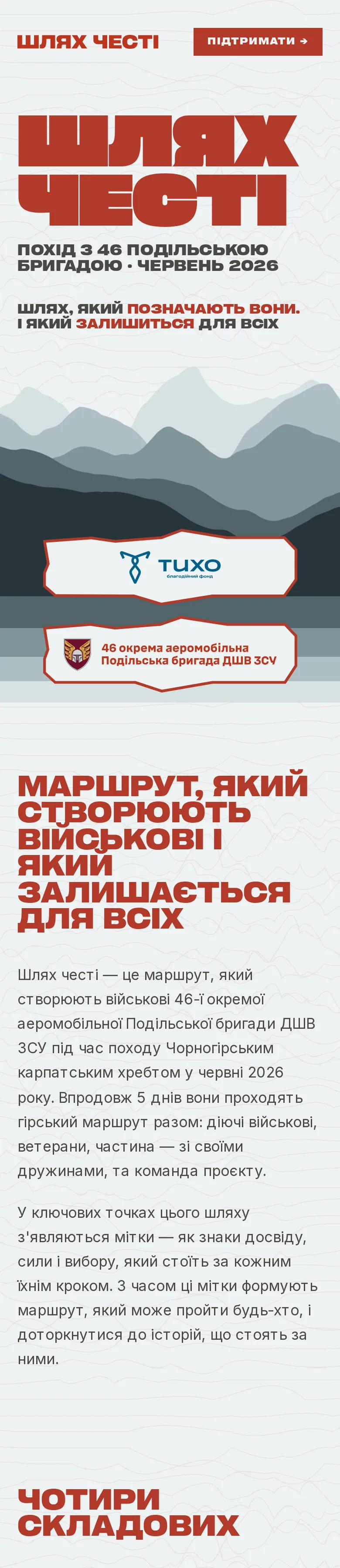 shlyahchesti — початок мобільної версії