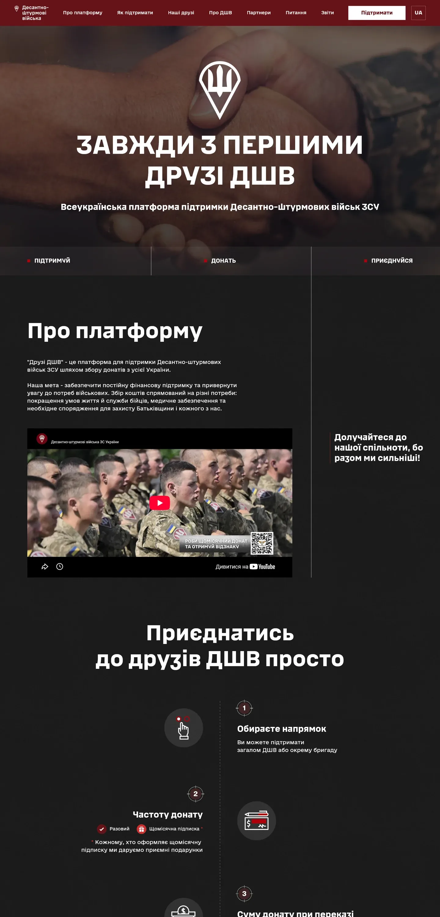 druzi mil — початок сторінки